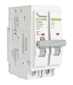 Interruptor-termomagn&eacute;tico 2 polos montaje enchufable