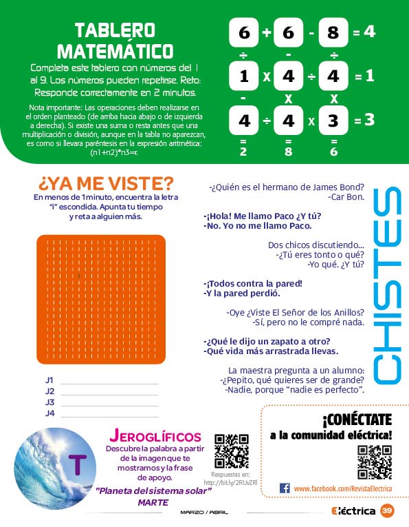 Respuestas a pasatiempos edici&oacute;n 83