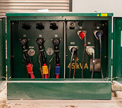 Transformador tipo pedestal de 45kVA