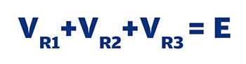 Pasamos la tension E del otro lado del signo