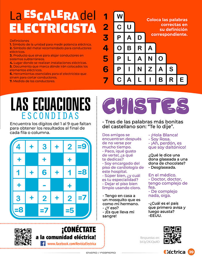 Respuestas a pasatiempos edici&oacute;n 88