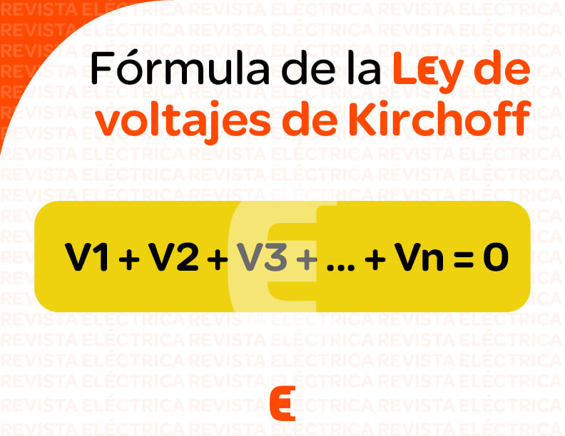 Fórmula de la Ley de voltajes de Kirchoff